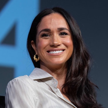 Meghan Markle, jetzt auch Meghan Sussex, bei einer Konferenz im März 2024.