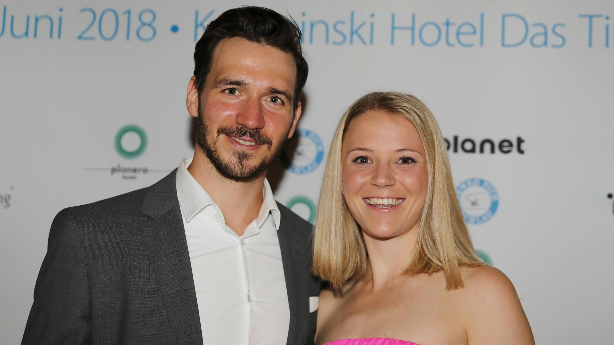 Felix und Miriam Neureuther bei einem Event in Kitzbühel.