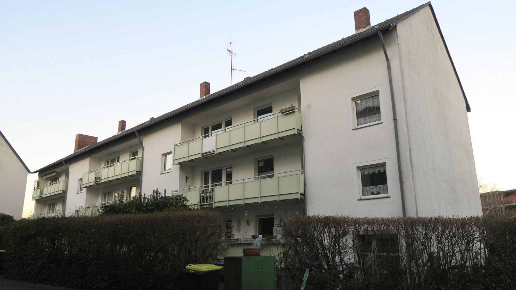 Die drei Häuser in der Feltenstraße.