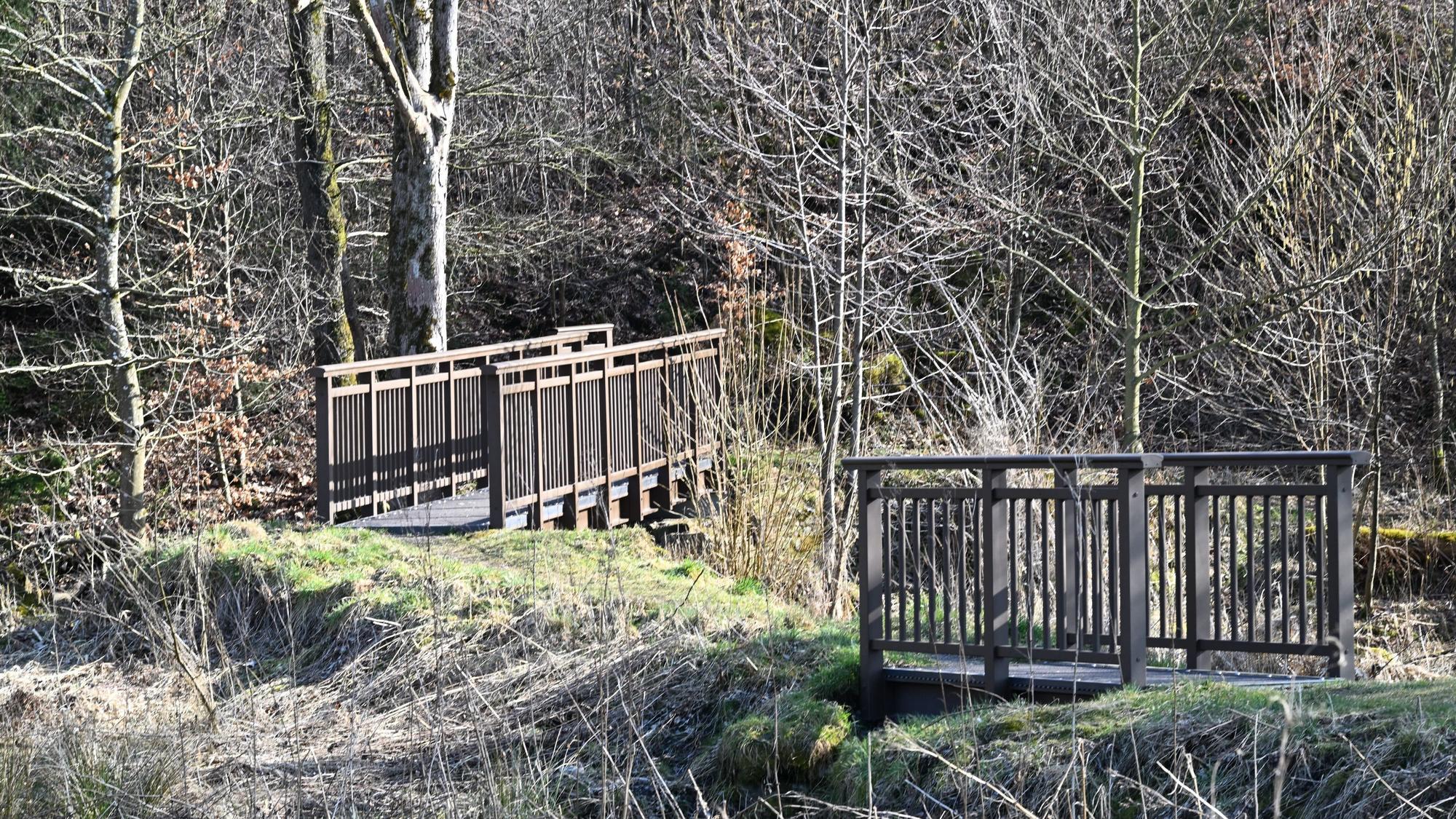 Das Foto zeigt die erneuerten Brücken in Kürten-Sürth