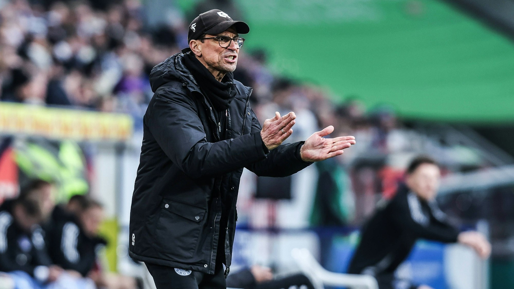 Fussball, Regionalliga West Saison 2024/2025 24.Spieltag MSV Duisburg - SC Fortuna Köln 01.03.2025, schauinsland-reisen-arena Matthias Mink Trainer Fortuna Köln Duisburg schauinsland-reisen-arena Nordrhein-Westfahlen Deutschland *** Sports, Football, Regionalliga West Season 2024 2025 24 Matchday MSV Duisburg SC Fortuna Köln 01 03 2025, coach Matthias Mink coach Fortuna Köln Duisburg schauinsland reisen arena Nordrhein Westfahlen Germany