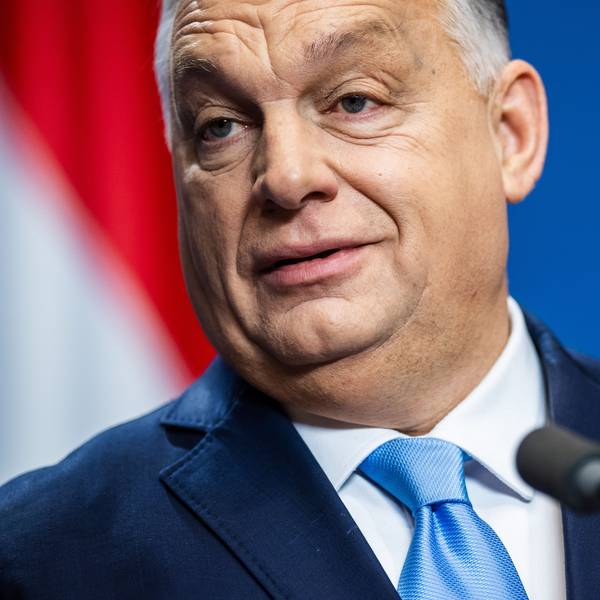 Der ungarische Ministerpräsident Viktor Orbán spricht bei einer Pressekonferenz. (Archivbild)