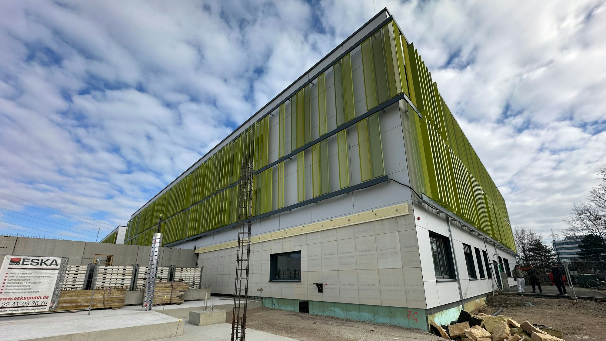 Im ersten Bauabschnitt der Gertrud-Koch-Gesamtschule gab es einen Wasserschaden.