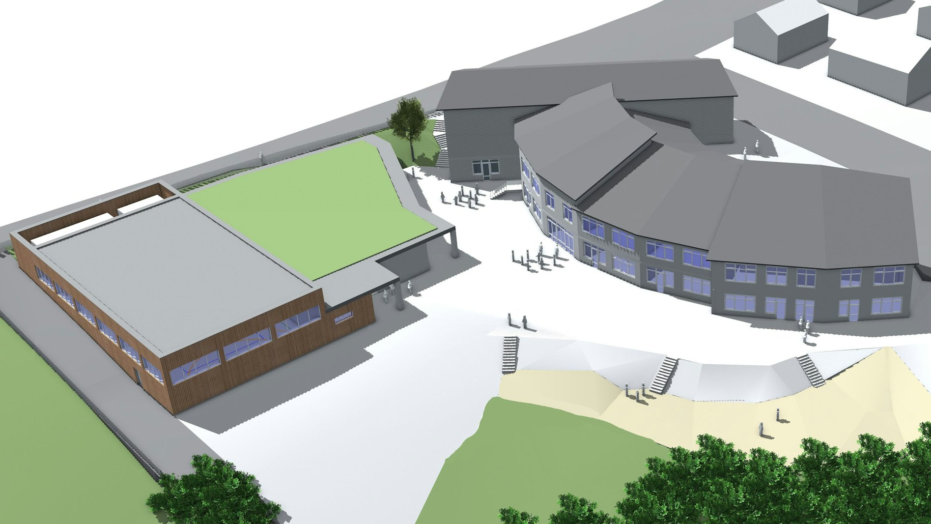 Die Pläne für eine Einfeld-Turnhalle und eine Mensa an der Gemeinschaftsgrundschule Lindlar-Ost.