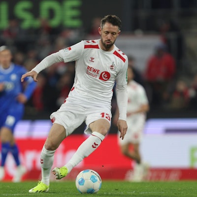 Mark Uth nach seiner Einwechslung im Heimspiel des 1. FC Köln gegen Darmstadt 98.