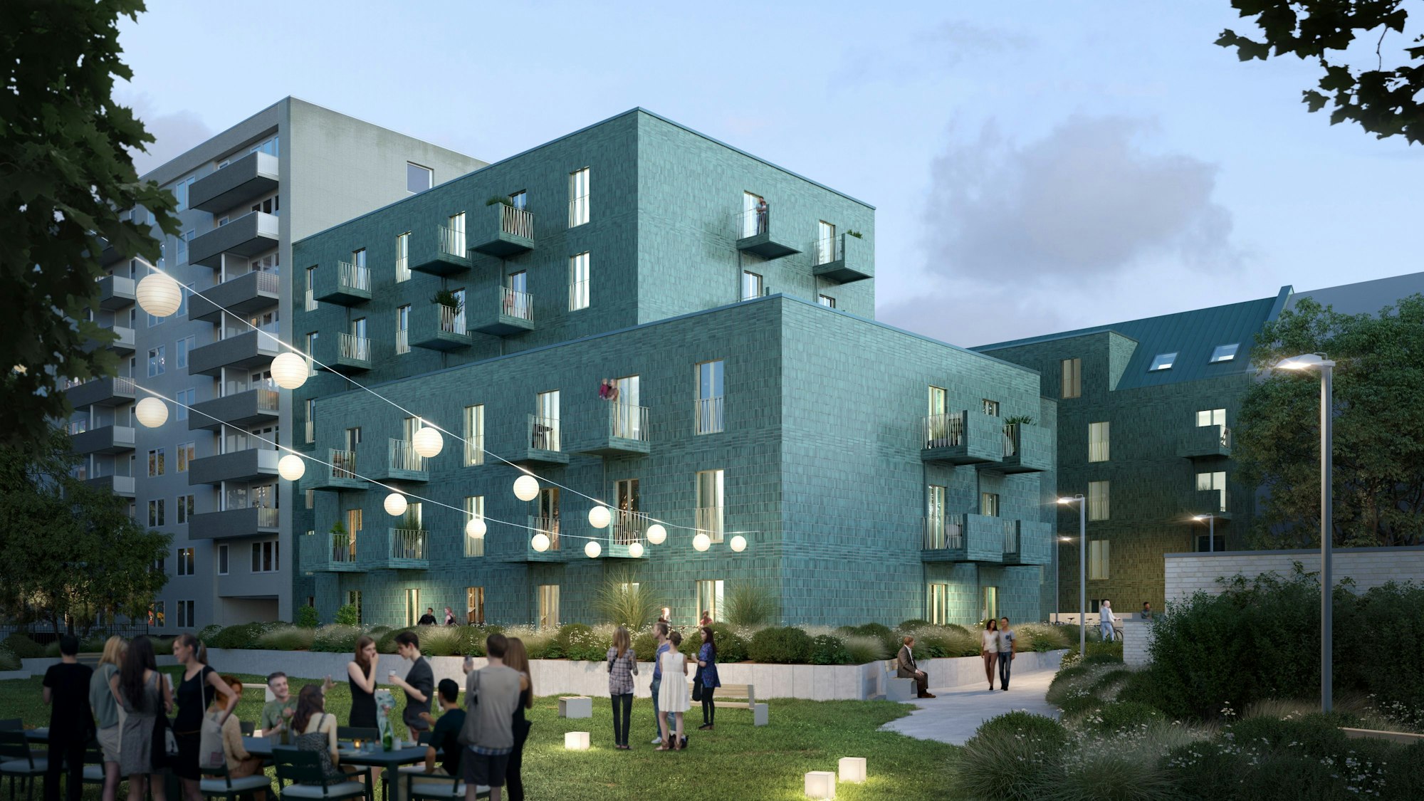 Eine Visualisierung vom Neubau „Zoll 5“ in Zollstock.