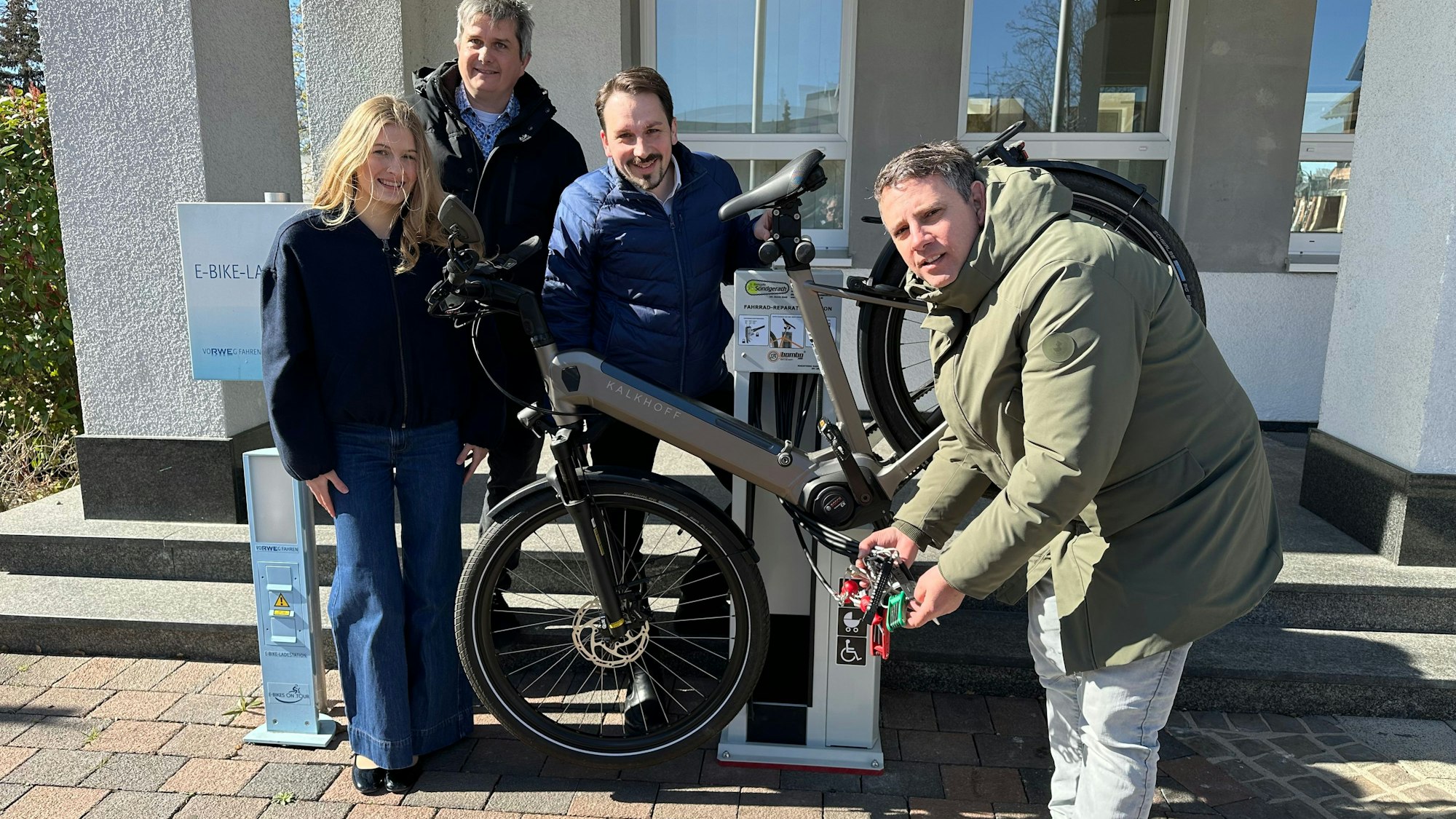 Fahrradstation am Rathaus in Niederkassel