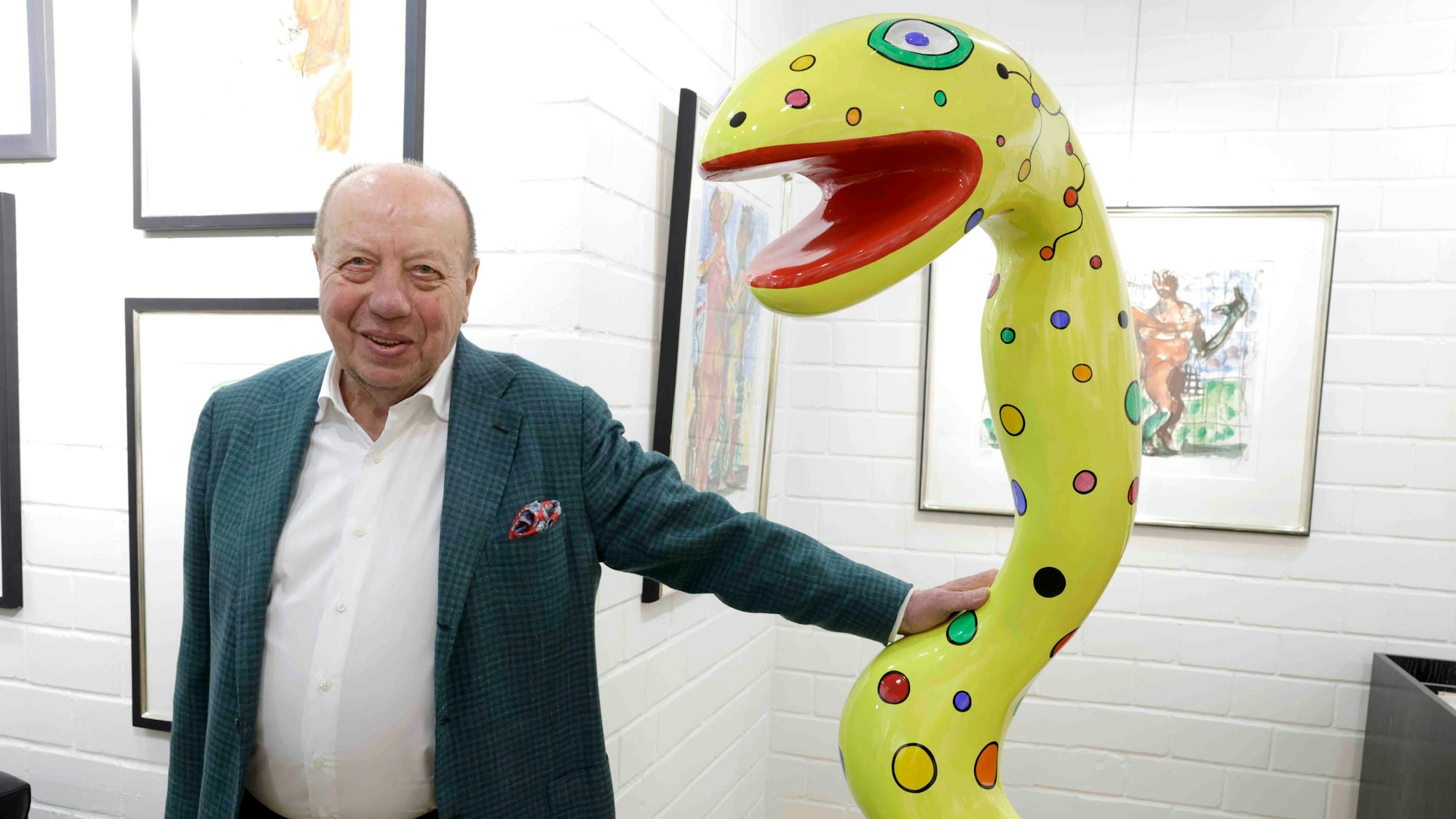 Knut Osper schließt seine Kunsthandlung.