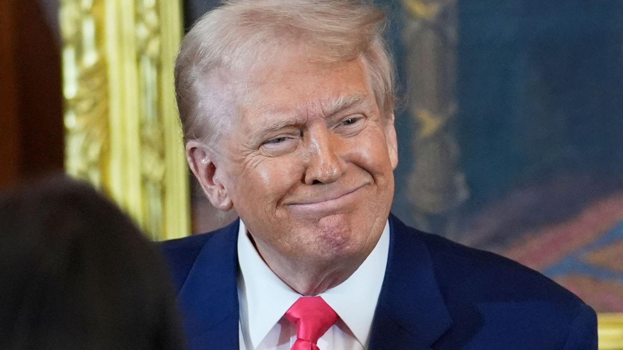 US-Präsident Donald Trump im Weißen Haus. (Archivbild)