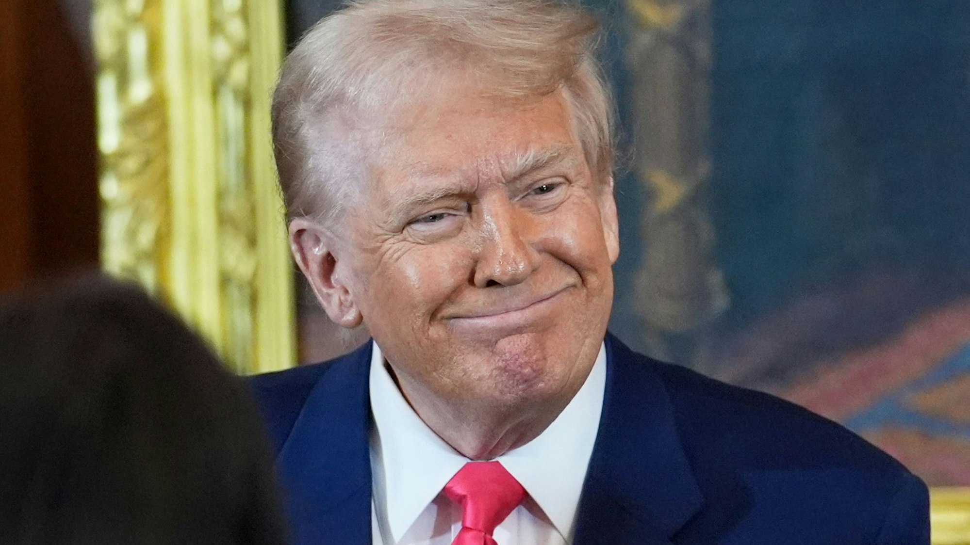 US-Präsident Donald Trump im Weißen Haus. (Archivbild)