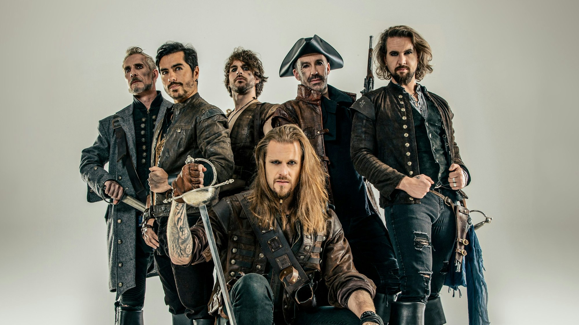 Wilde Typen: d’Artagnan um Frontmann Ben Metzner (vorne).