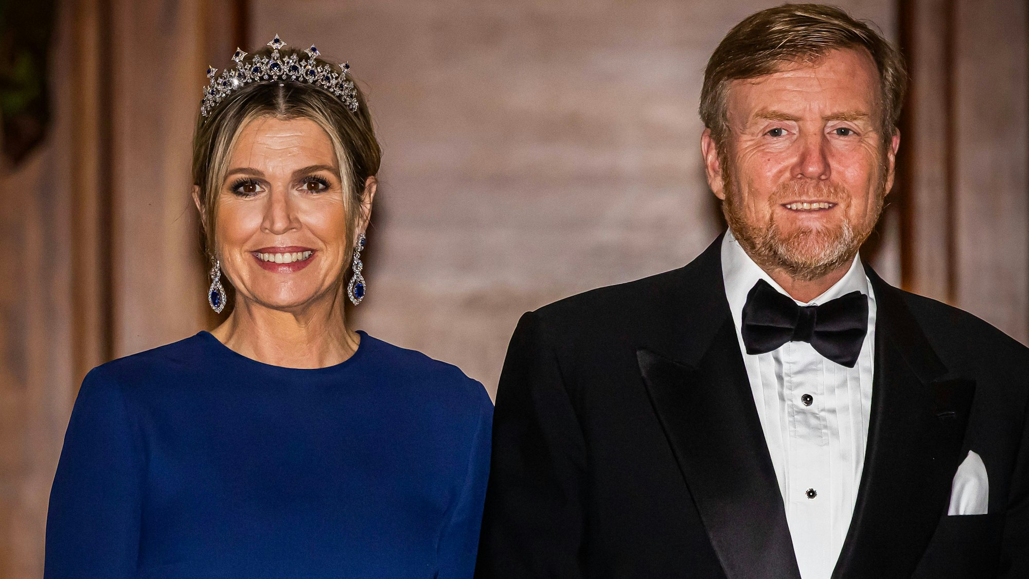 Königin Maxima und König Willem-Alexander beim Staatsbankett in Kenia.