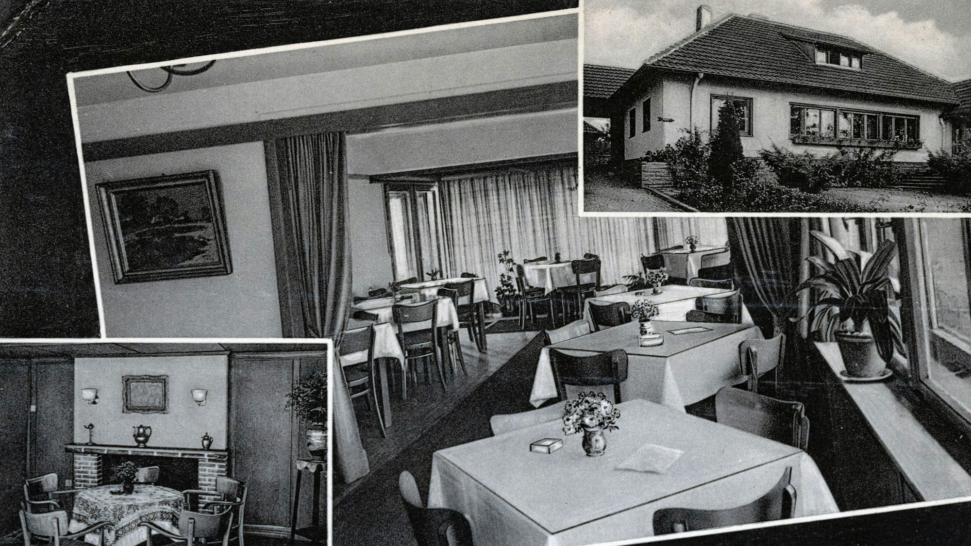 Postkarte von Cafe Weller