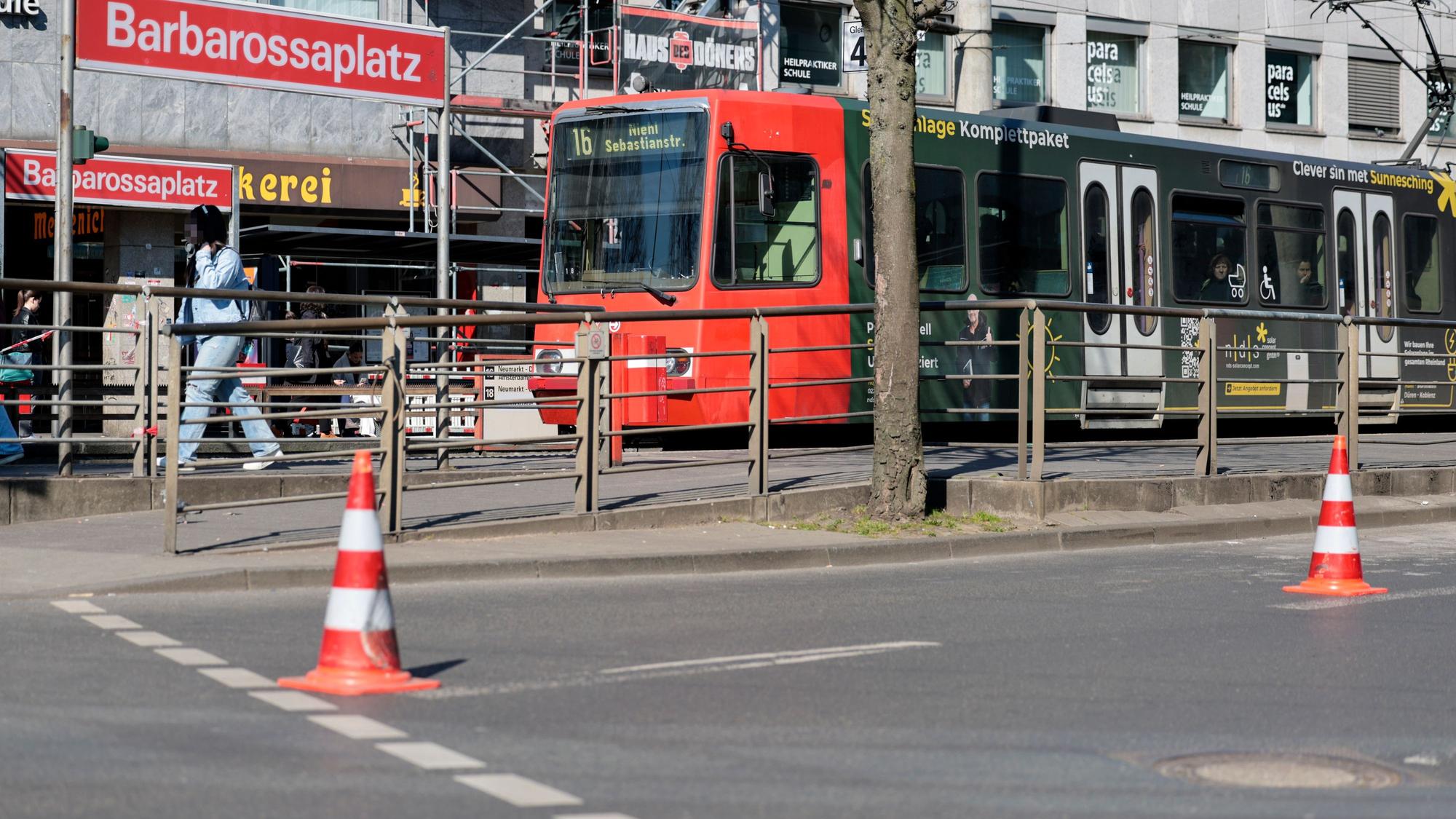 Kleine Hütchen am Barbarossaplatz