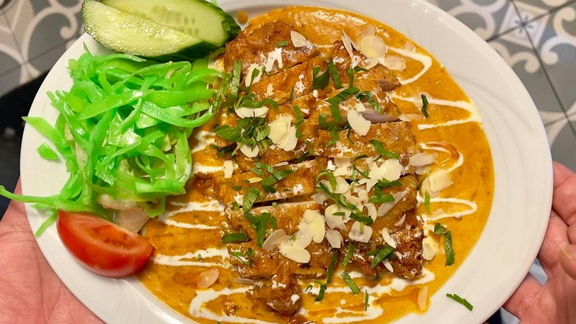 Das Foto zeigt eine indische Speise.