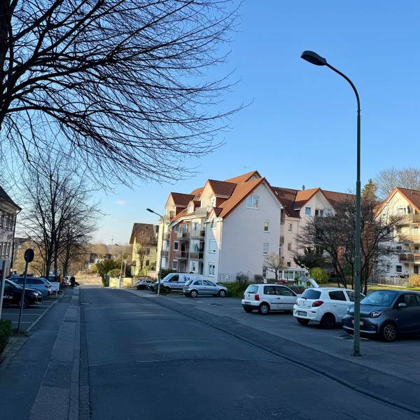 Straßenlaterne am Burscheider Rathaus