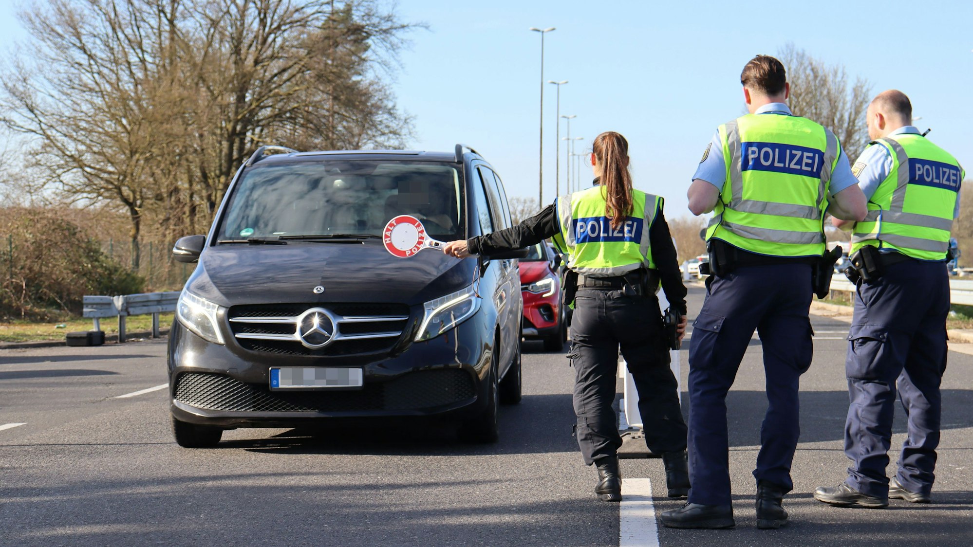 Grenzkontrollen bei Aachen