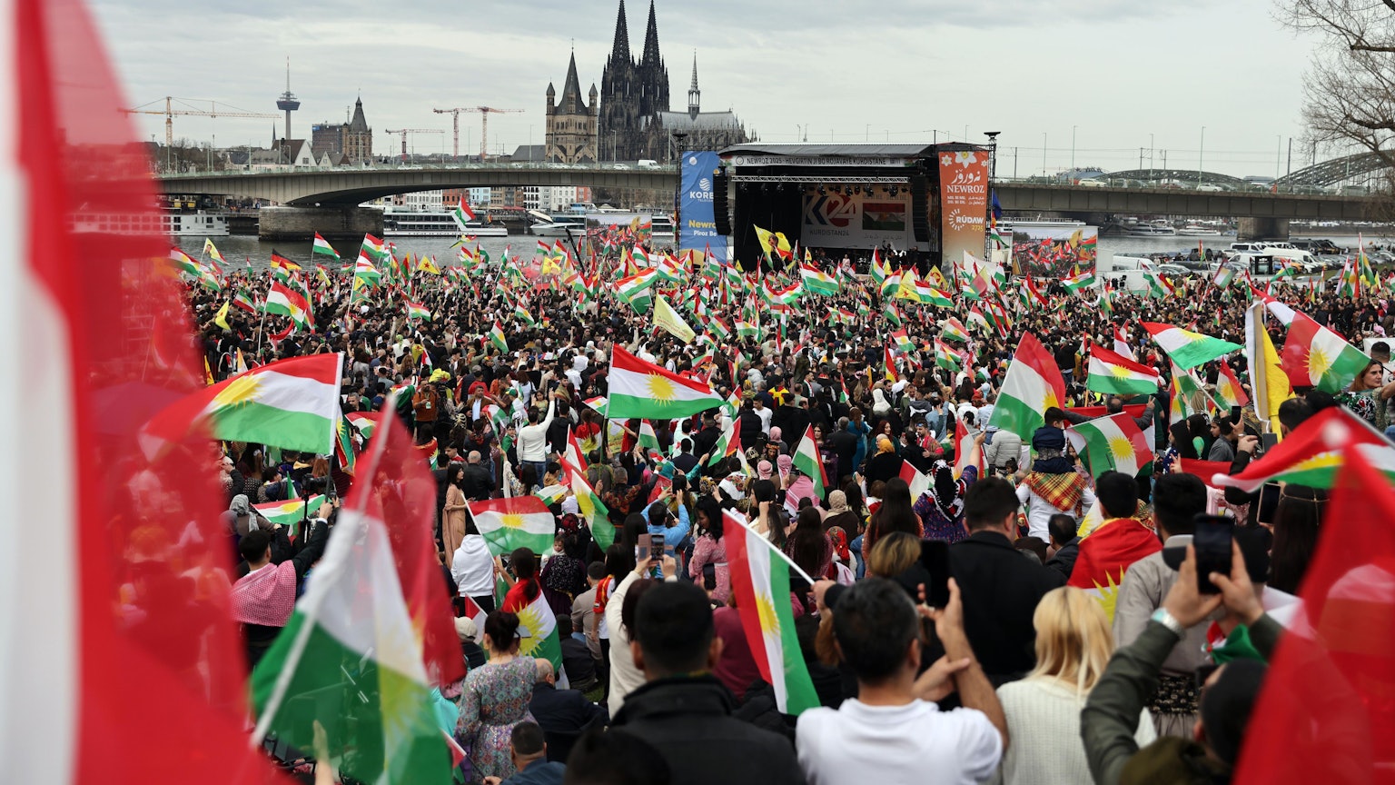 Im März fand bereits eine Demo auf der Deutzer Werft statt.