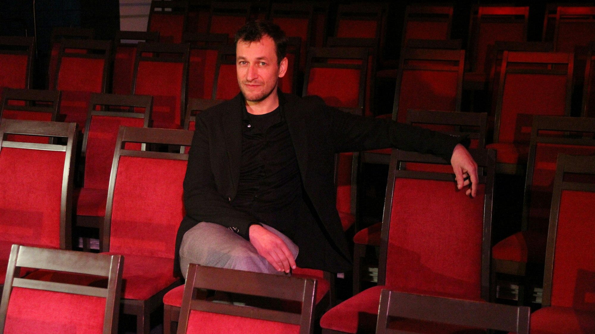 René Böttcher, Leiter der Studiobühne im Kaufhof