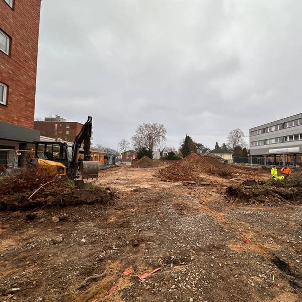Baustelle Bezirksrathaus Rodenkirchen