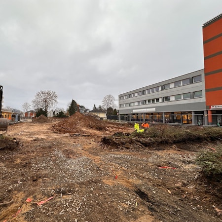 Baustelle Bezirksrathaus Rodenkirchen