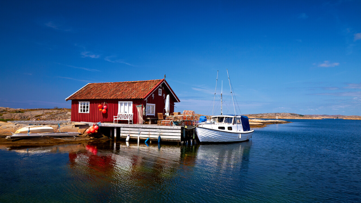 Fischerhütte in Bohuslän