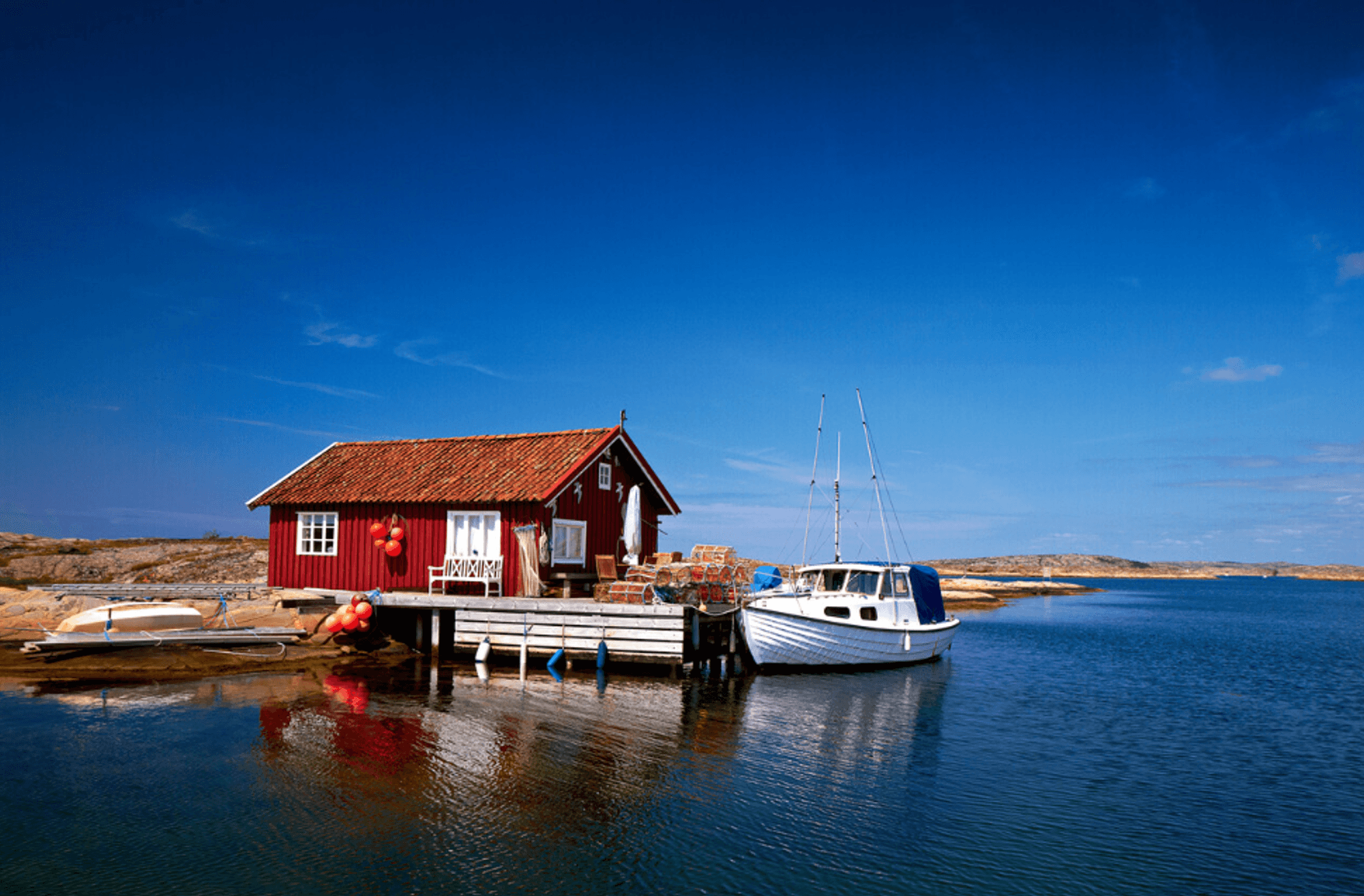 Fischerhütte in Bohuslän