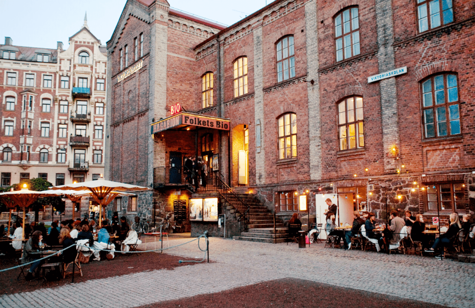 Göteborgs Szeneviertel Haga in Schweden