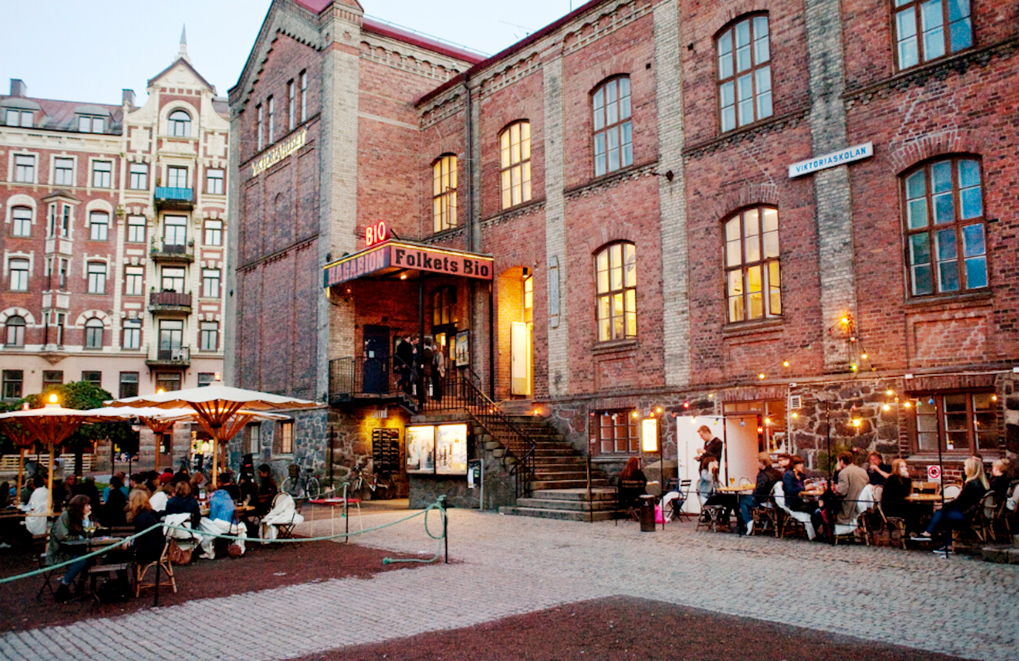 Göteborgs Szeneviertel Haga in Schweden