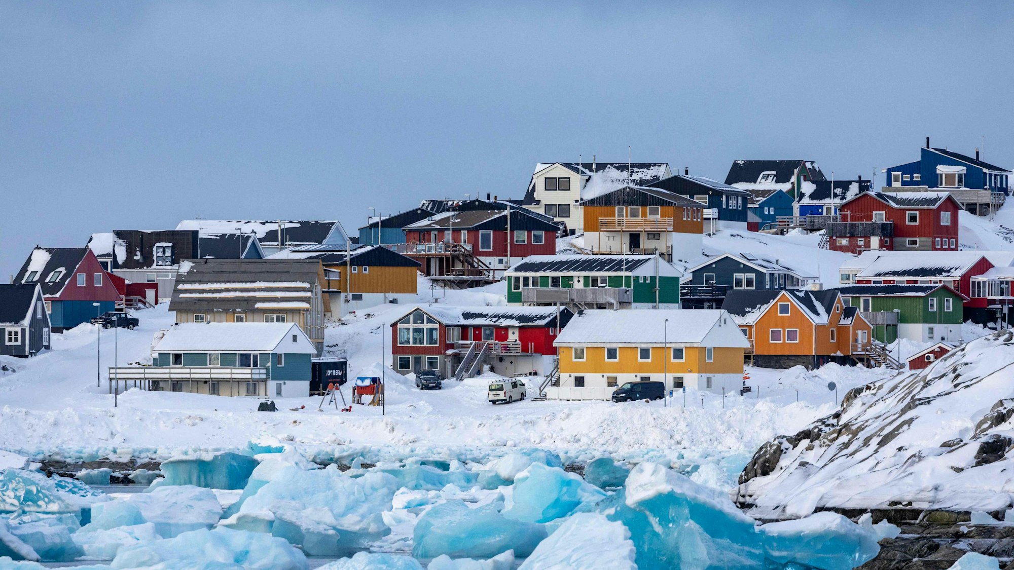 In Nuuk erwartet kaum einer den Besuch der Familie Vance mit Vorfreude. Auch deshalb hat sich Vance entschieden, Kontakt mit der Zivilbevölkerung zu vermeiden. (Archivbild)
