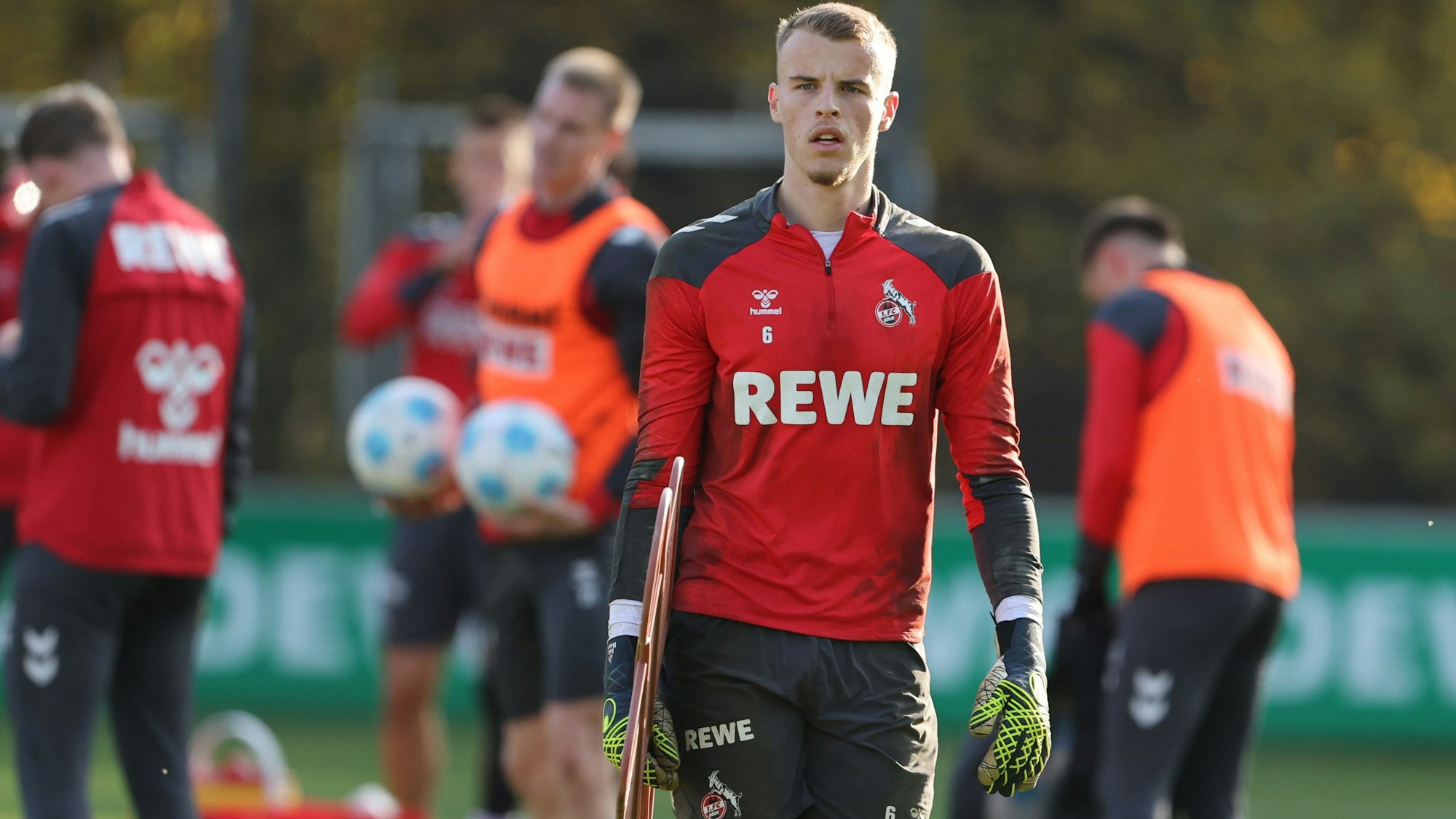 1. FC Köln, Training, Luis Hauer (1. FC Köln), 18.11.2024, Bild: Herbert Bucco