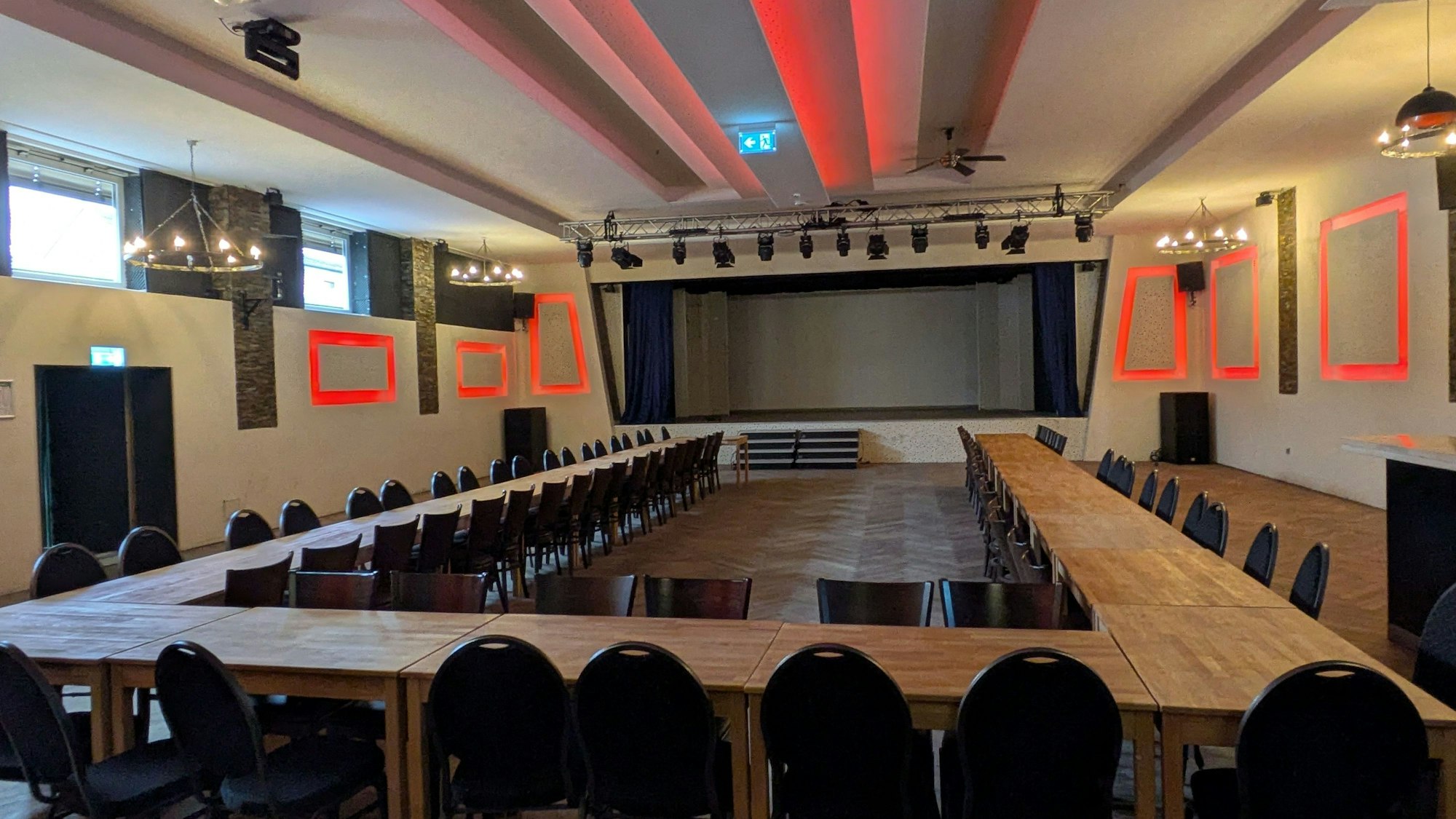 Der renovierte Saal der früheren Kaiserhalle.