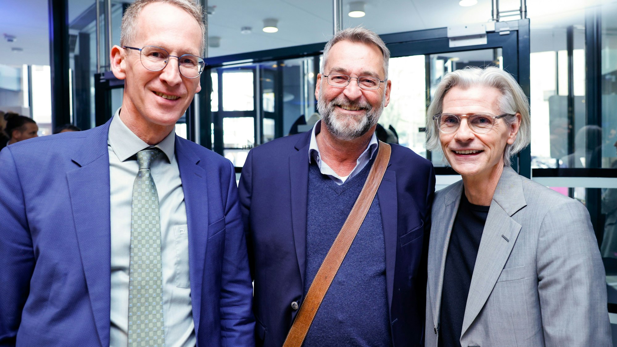 Politik und Kultur: MdB Detlef Seif (CDU), Opernintendant Hein Mulders und Kulturdezernent Stefan Charles.