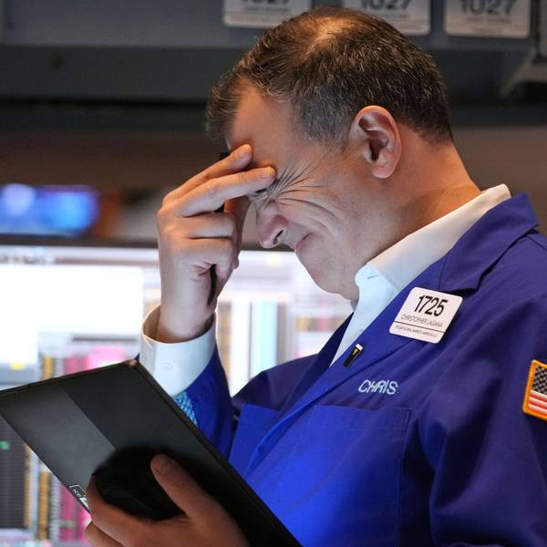 An der New Yorker Börse wachsen die Sorgenfalten: Die Handelspolitik von Donald Trump wird nicht nur für die USA selbst zum Risiko.