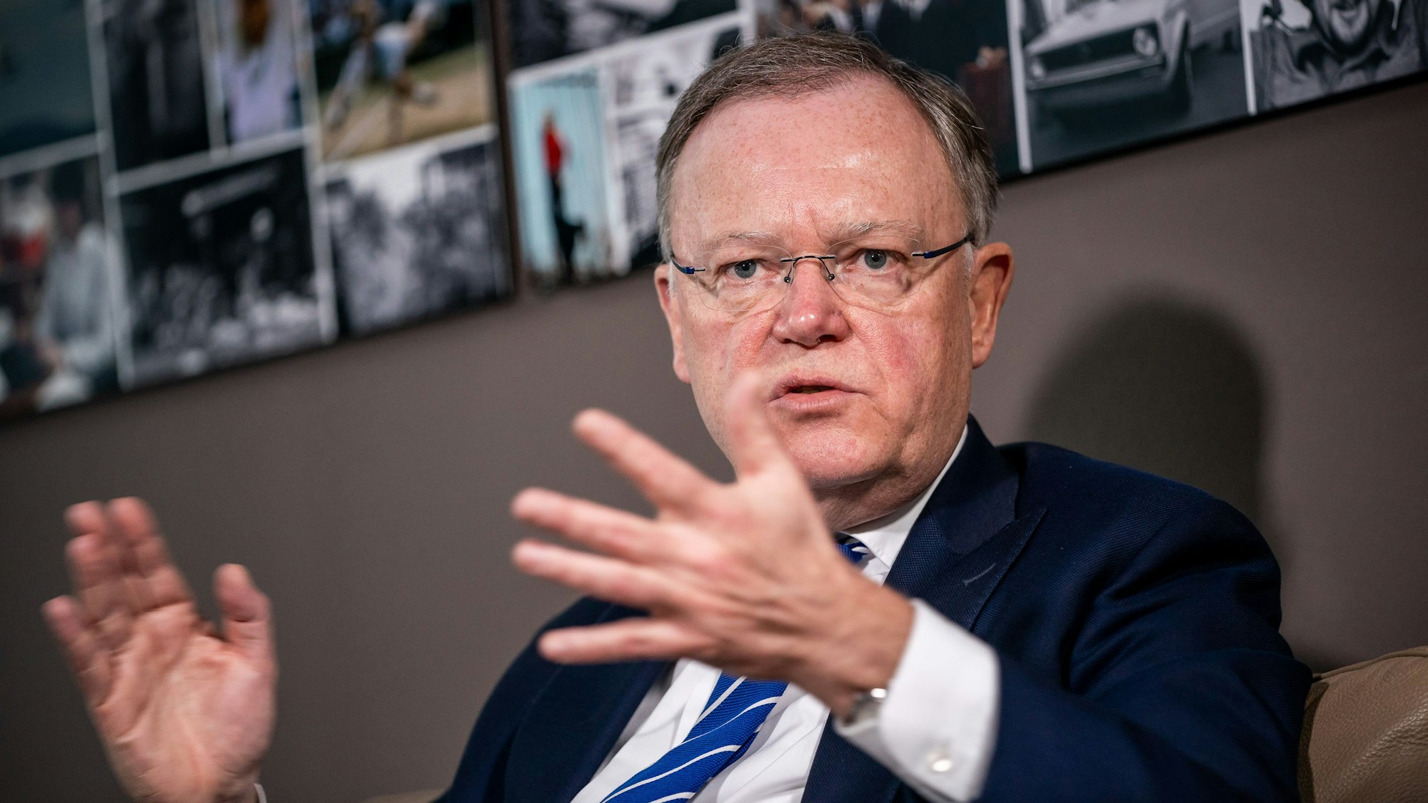 Das Bild zeigt den Niedersachsens Ministerpräsidenten und SPD-Landesvorsitzenden Stephan Weil.