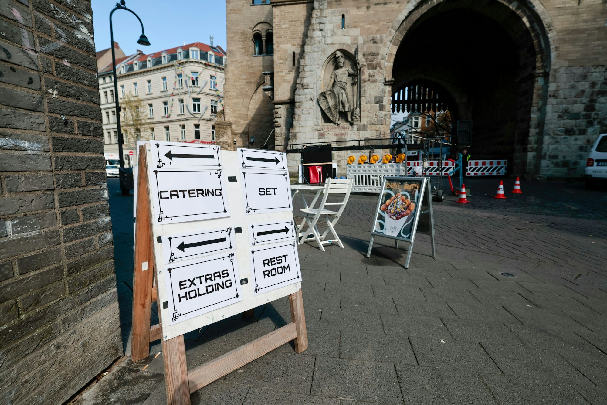 Die Drehlogistik wurde ausgeschildert.