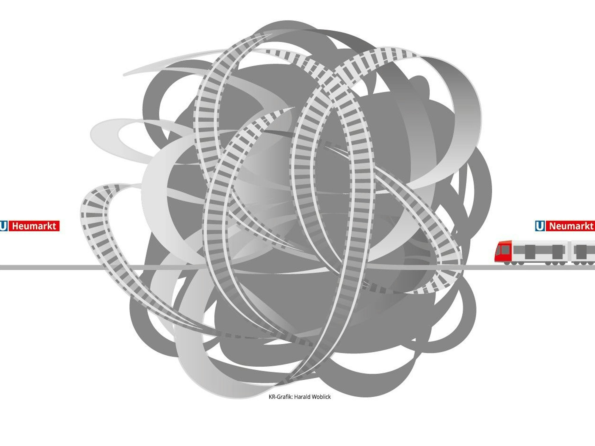 Ein gordischer Knoten: Die Lage ist verfahren.