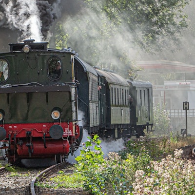 Der Bergische Löwe auf der Strecke