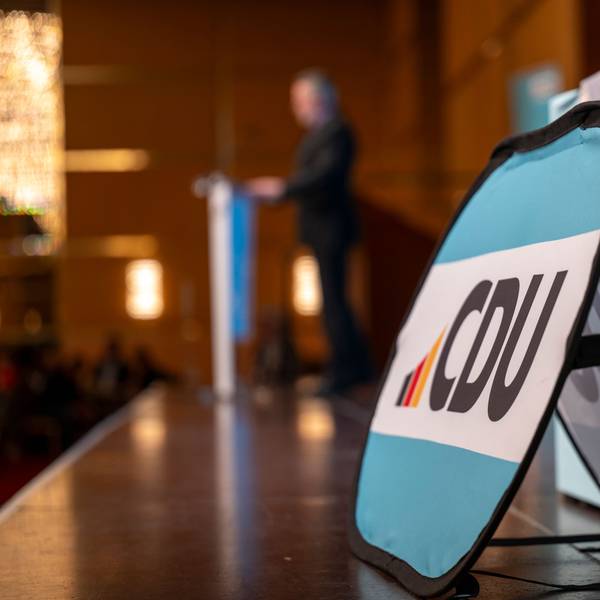Das Bild zeigt die CDU-Mitgliederversammlung 2024.