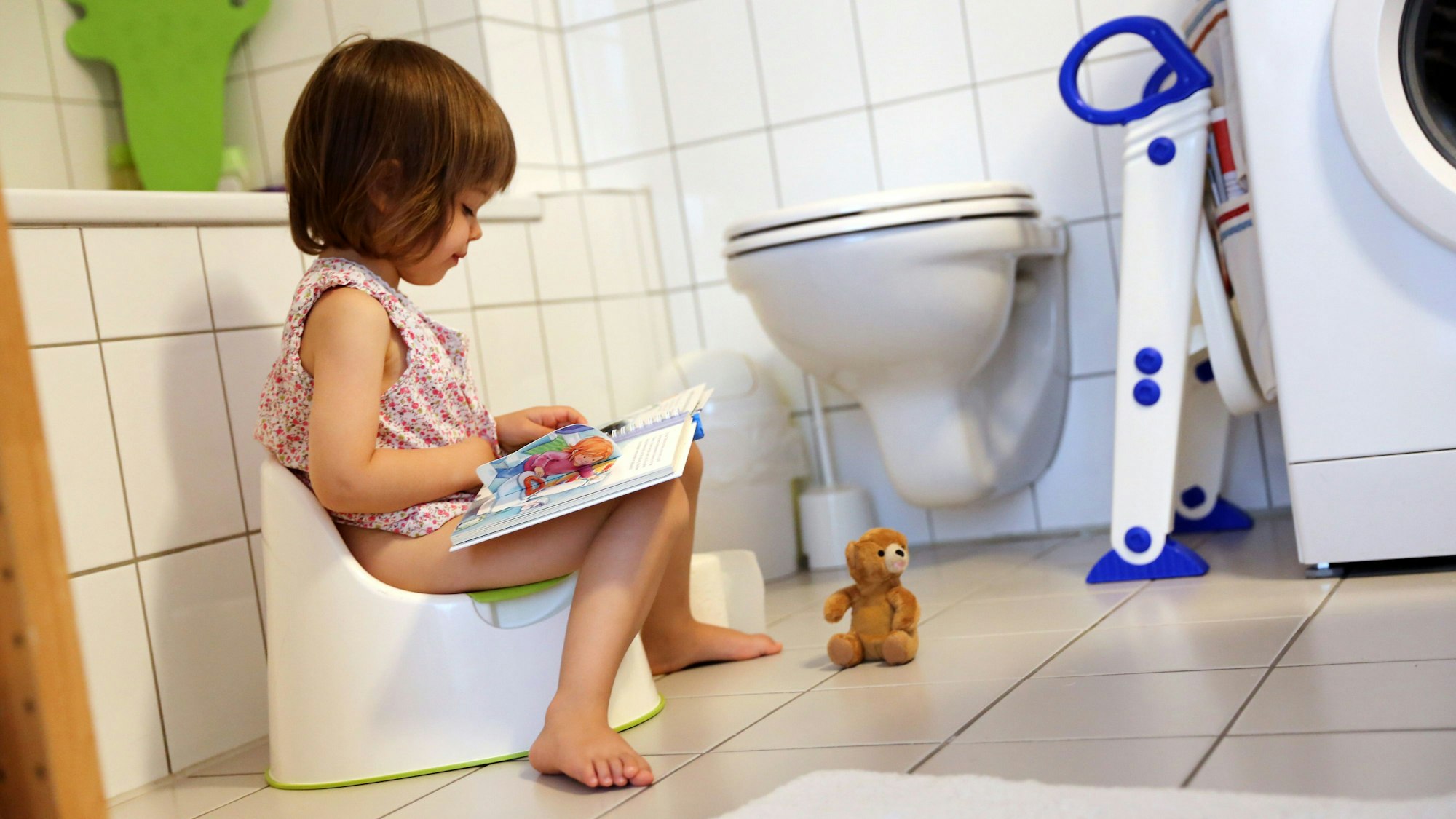 Herausforderndes Training: Der Übergang von der Windel zum Töpfchen ist oftmals mühsam und langwierig.