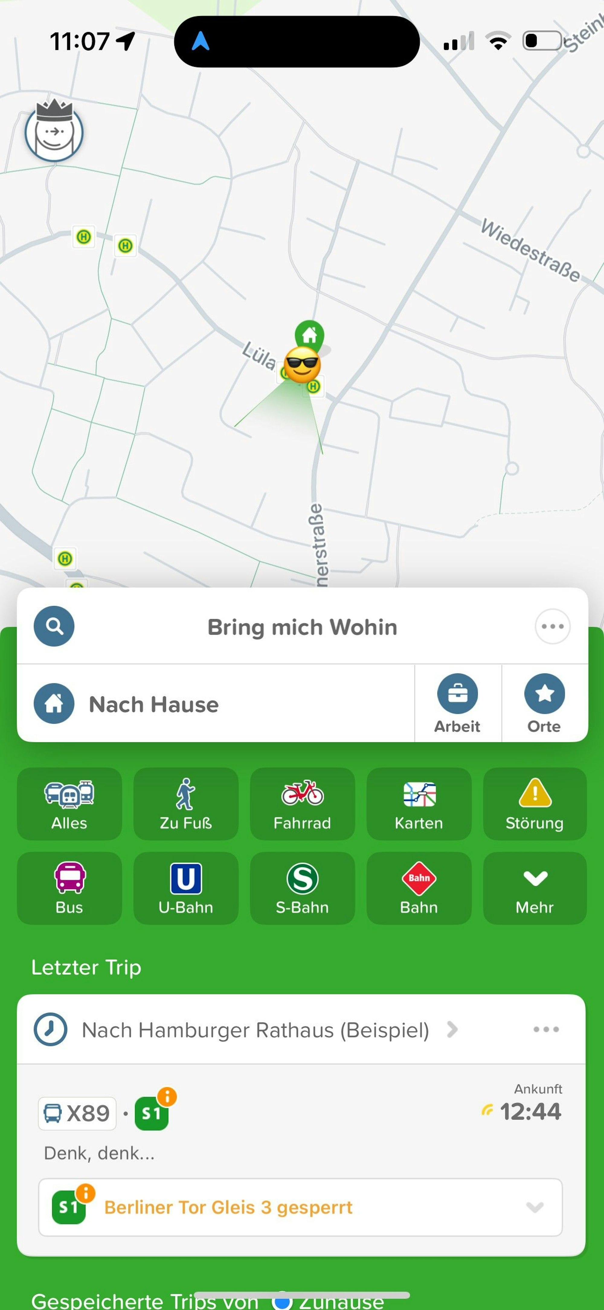 Screenshot Citymapper