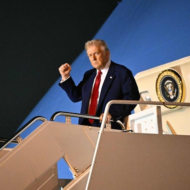 US-Präsident Donald Trump bei seiner Ankunft in Palm Beach im US-Bundesstaat Florida. (Archivbild)