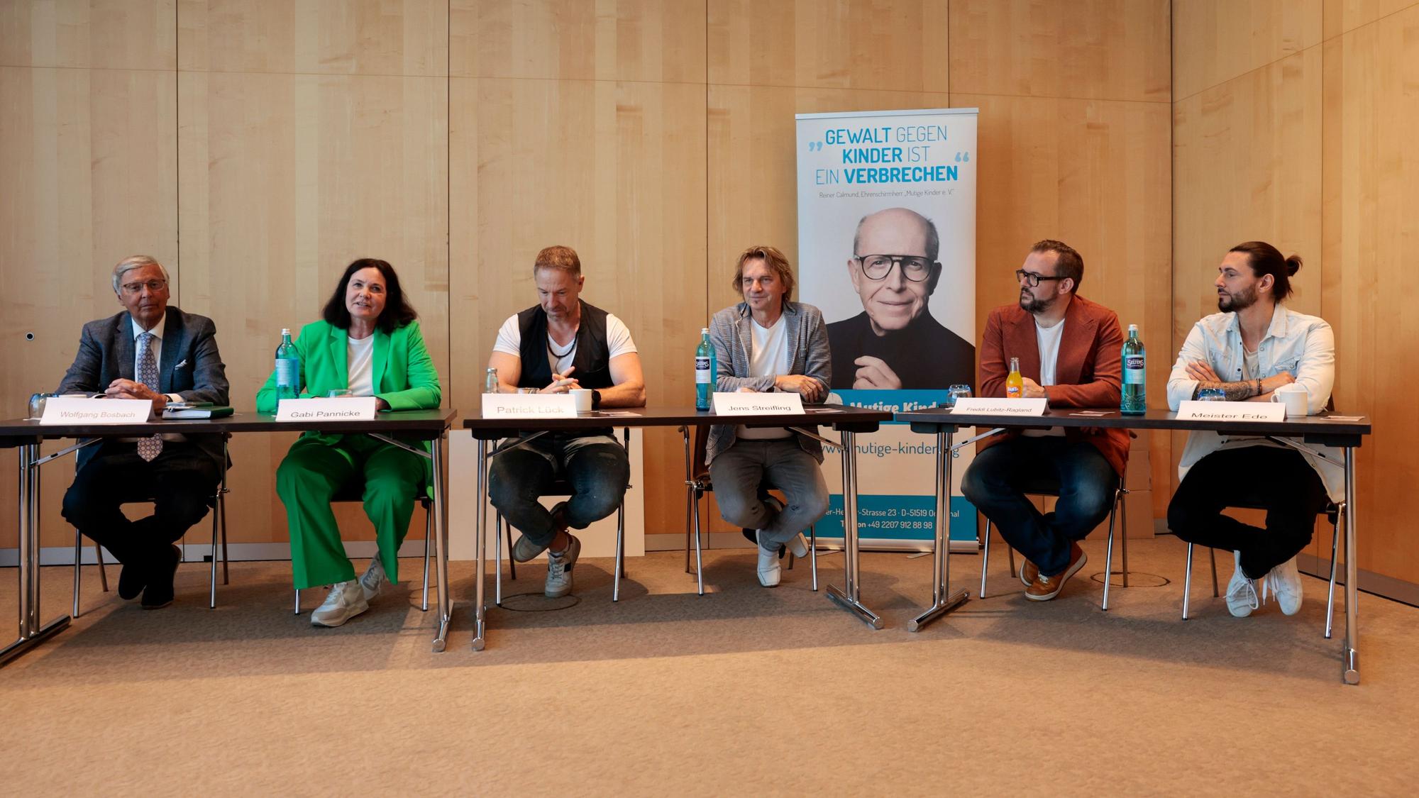 Die Höhner bei der Vorstellung als Botschafter der „Mutigen Kinder“.Thomas Banneyer
