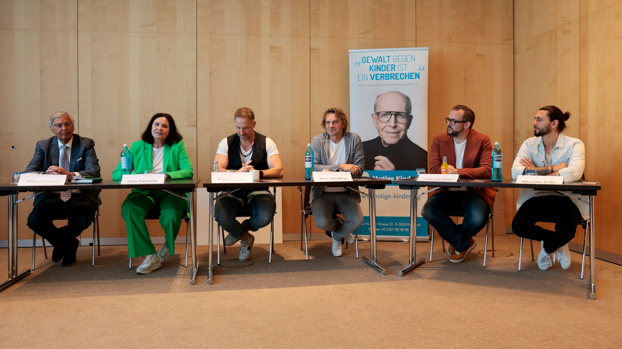 Die Höhner bei der Vorstellung als Botschafter der „Mutigen Kinder“.Thomas Banneyer