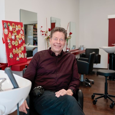 Mike Engels ist Obermeister der Friseur- und Kosmetik-Innung Köln.