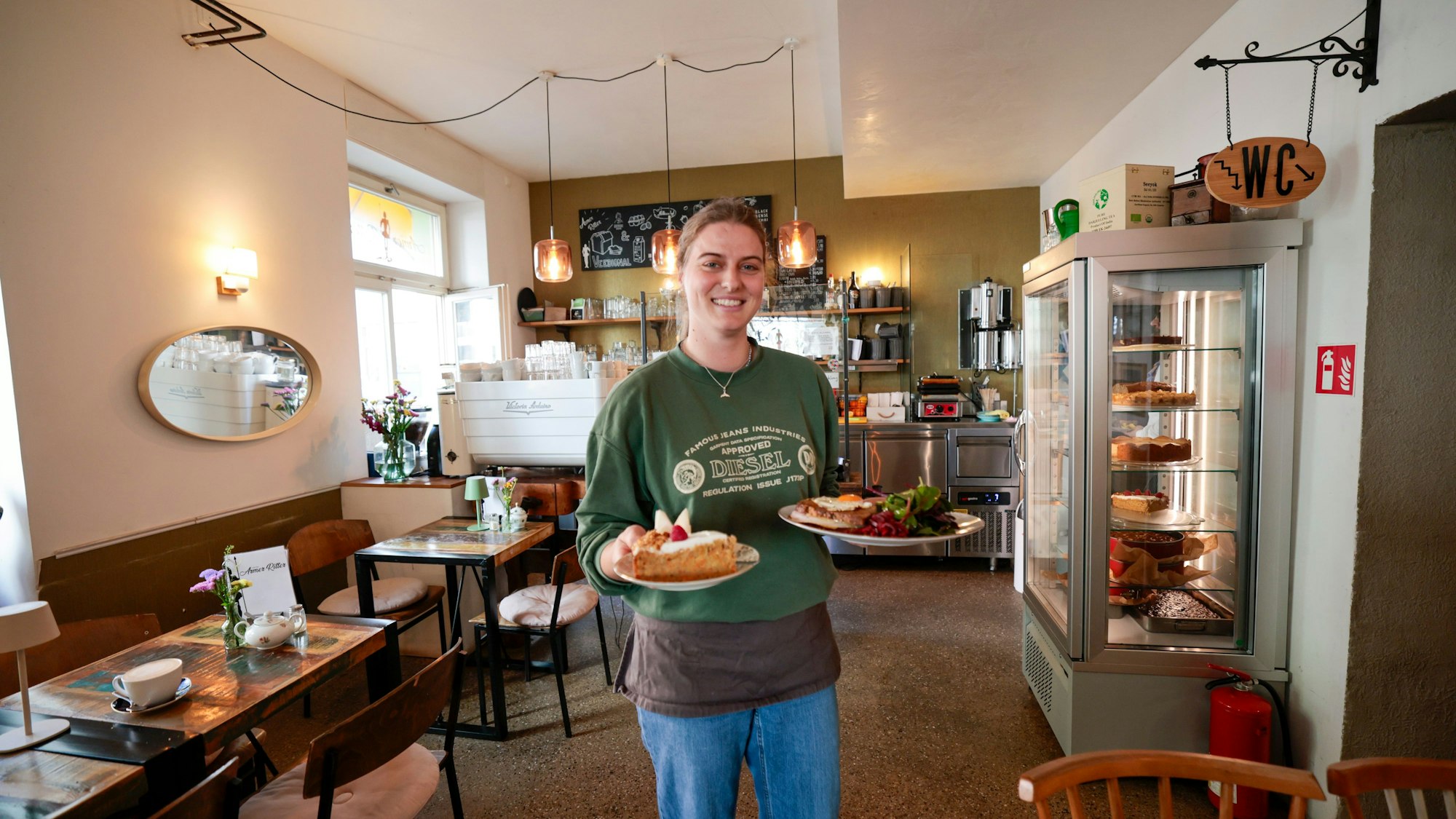 Im „Armer Ritter“ in der Kölner Südstadt gibt es süße Frühstücksspezialitäten und herzhafte Mittagssnacks.