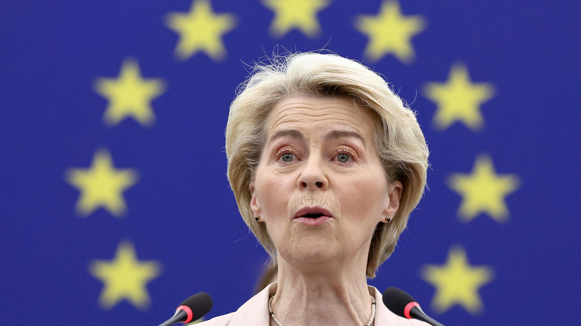 Forciert das Aufrüsten der EU: Kommissionschefin Ursula von der Leyen