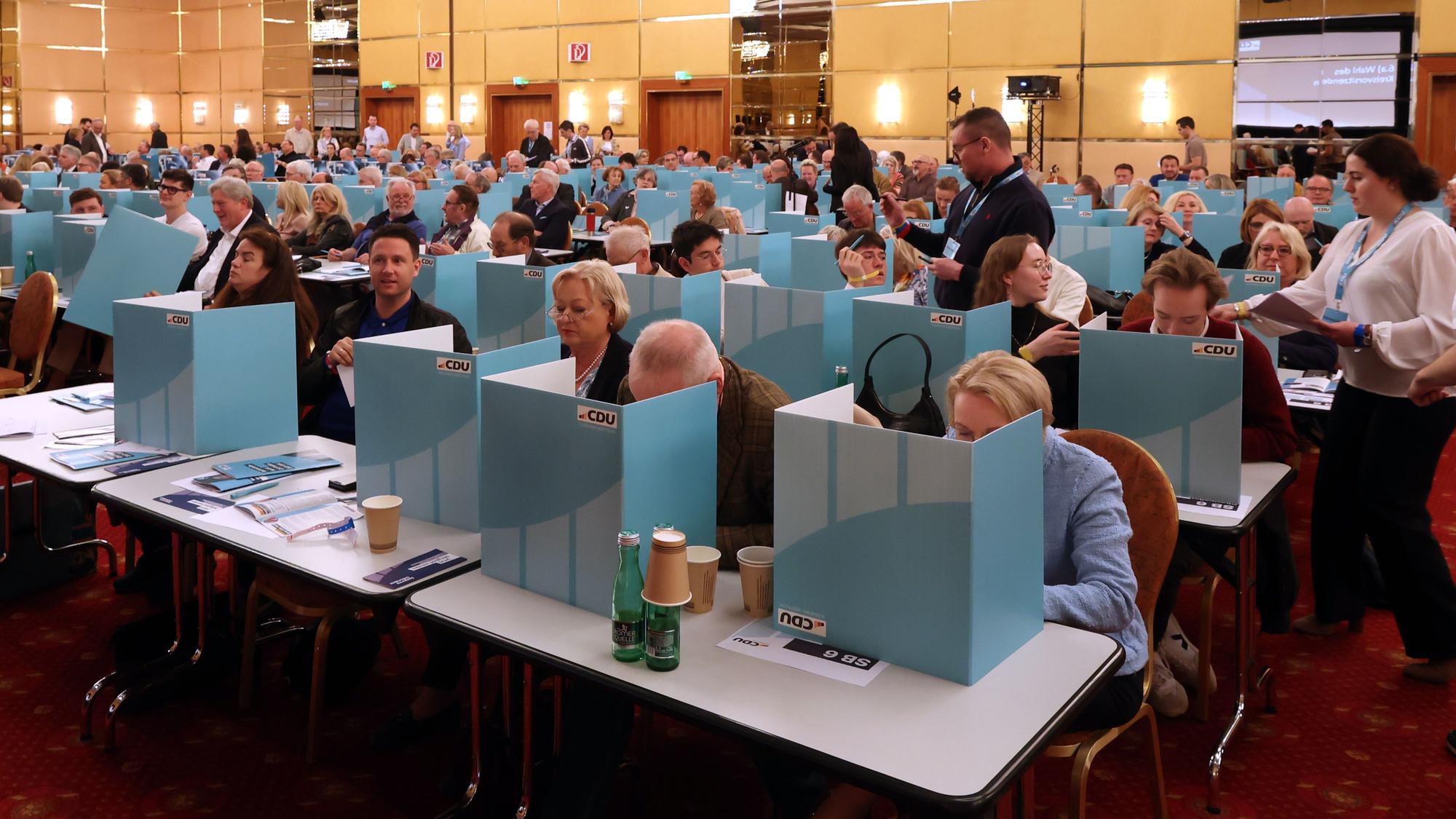 Kreisparteitag der CDU Köln im April 2025.