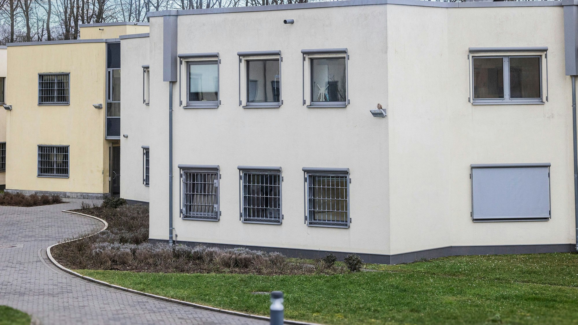 So sehen die Gebäude aus, in denen die Patienten leben.