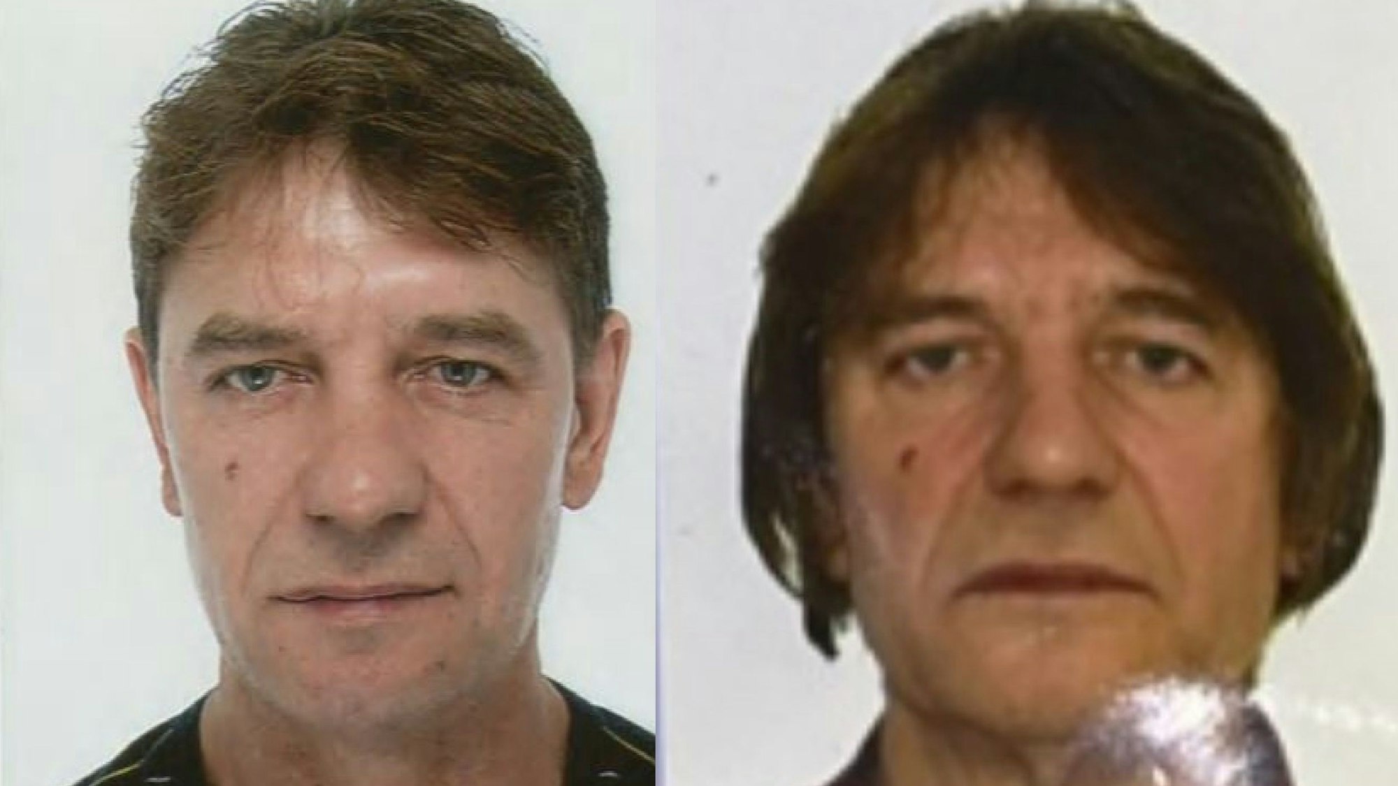 Die Montage zeigen den Verdächtigen des Dreifach-Mordes im Westerwald.